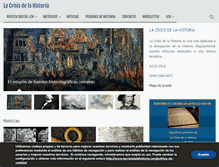Tablet Screenshot of lacrisisdelahistoria.com